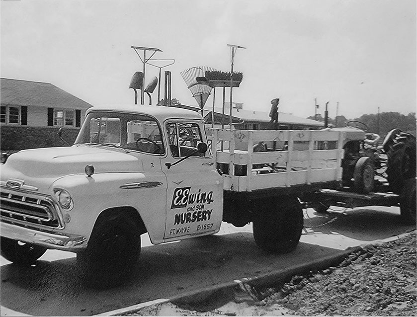 E.Ewing & Son Equipment Truck & Trailer with Tractor